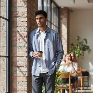 Alfani Men's Long Sleeve Button Down Shirts